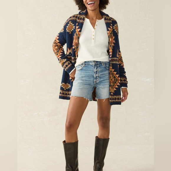 FAHERTY B.YELLOWTAIL Lodge Cardigan - Picture 2 of 12